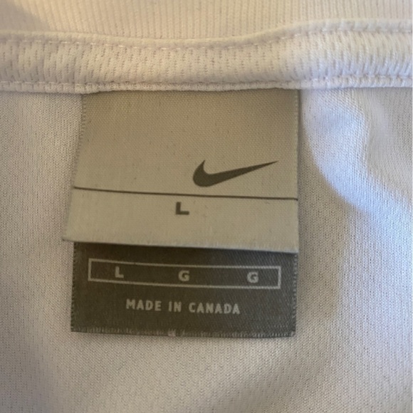 Nike Dri-Fit Advantage Long Sleeve Top White  Adult Lg - Picture 5 of 10